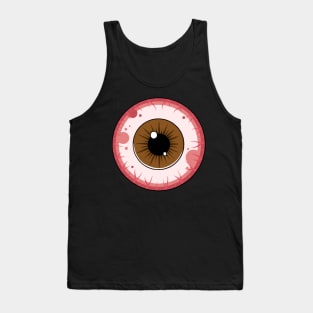 Eyeball Eye Eyes Pupil Horror Halloween Tank Top